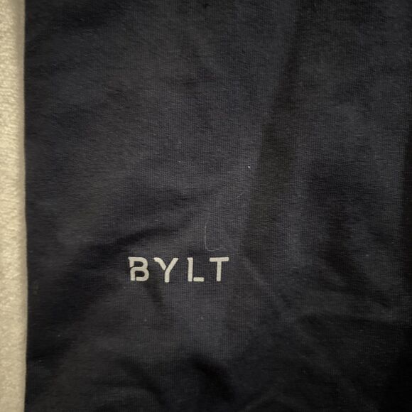 Bylt Men's Drop Cut Lux Shirt Short Sleeve Athletic Tee XL Blue Black Lot of 2 - Picture 3 of 11